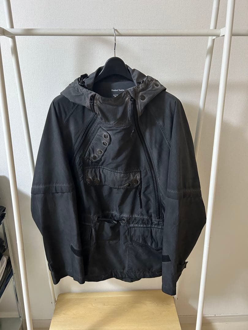 プロダクトトゥエルブ　GARMENT DYED PULLOVER JACKET