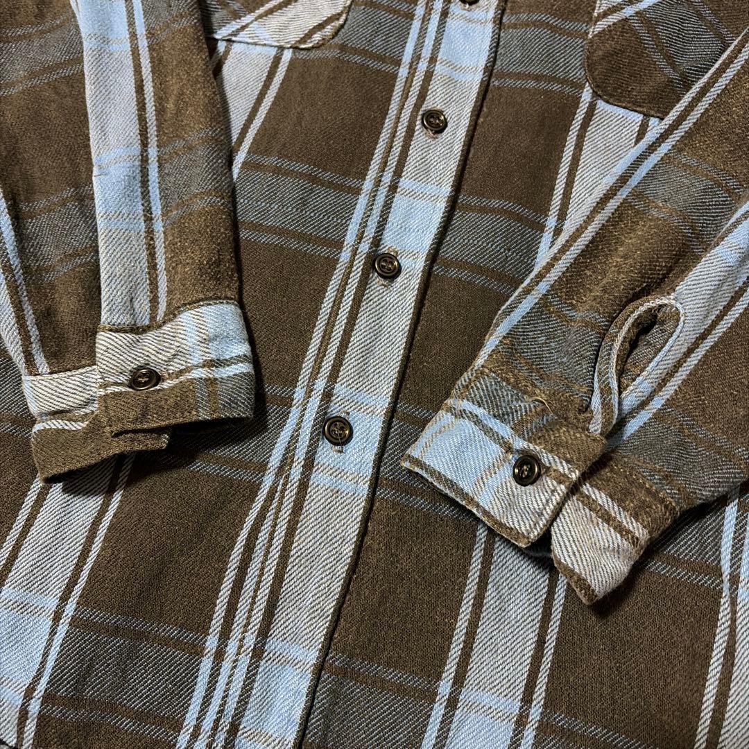 80s USA製 FIVE BROTHER check shirts