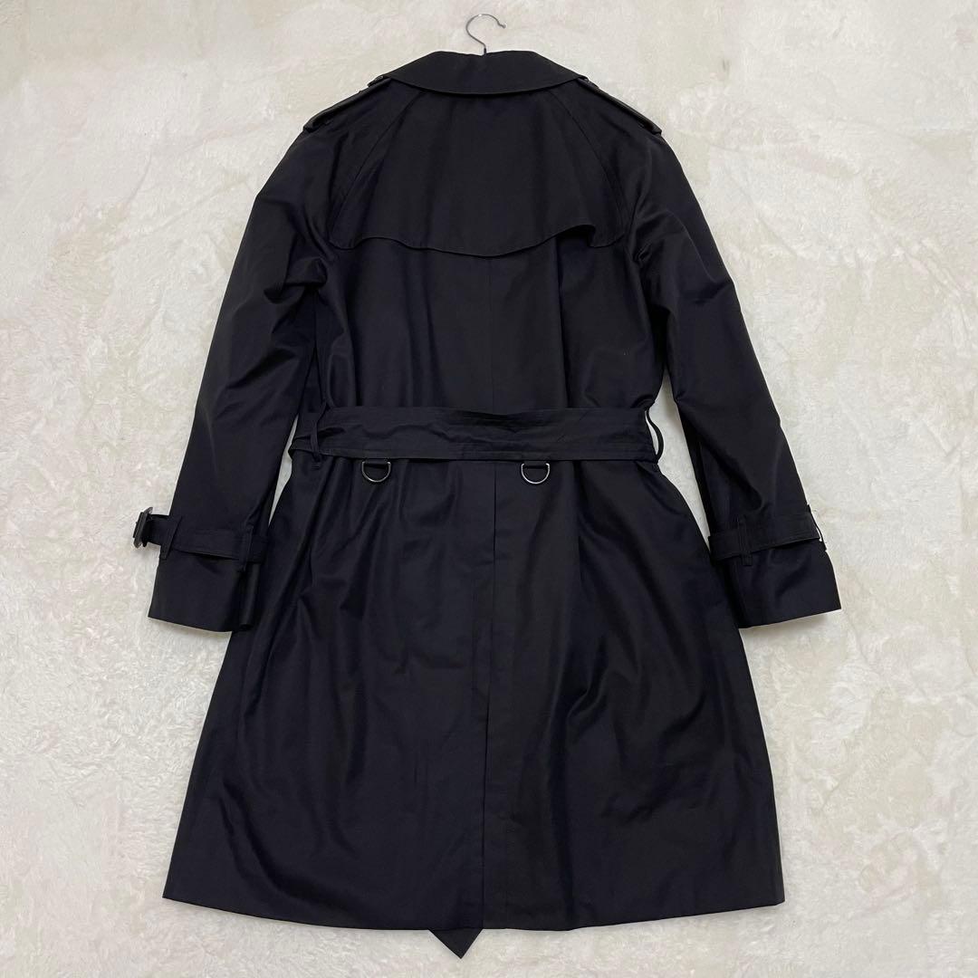 【美品】バーバリーロンドン　ライナー　トレンチコート ブラック ノバチェック L