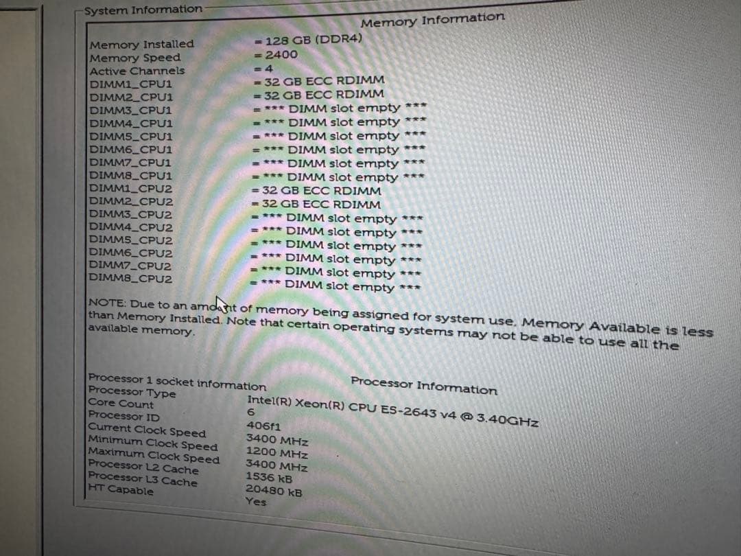 ③SK hynix DDR4 32GB4枚 PC4-2400T-RB1-11
