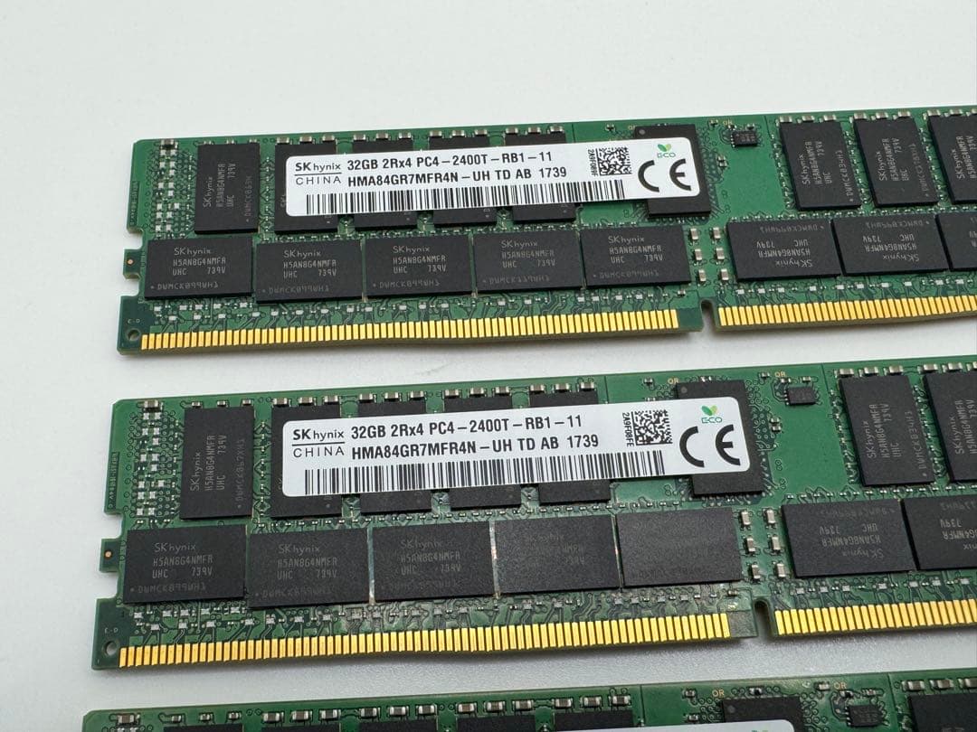 ③SK hynix DDR4 32GB4枚 PC4-2400T-RB1-11