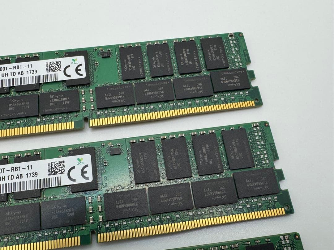 ③SK hynix DDR4 32GB4枚 PC4-2400T-RB1-11