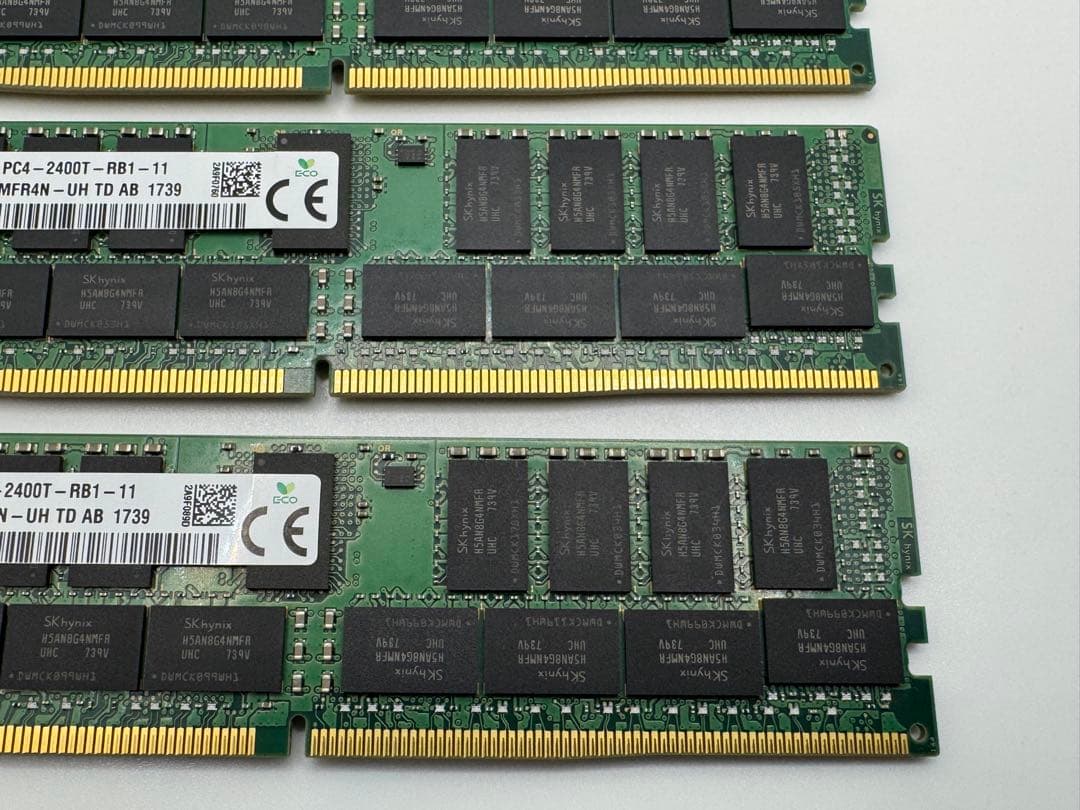 ③SK hynix DDR4 32GB4枚 PC4-2400T-RB1-11