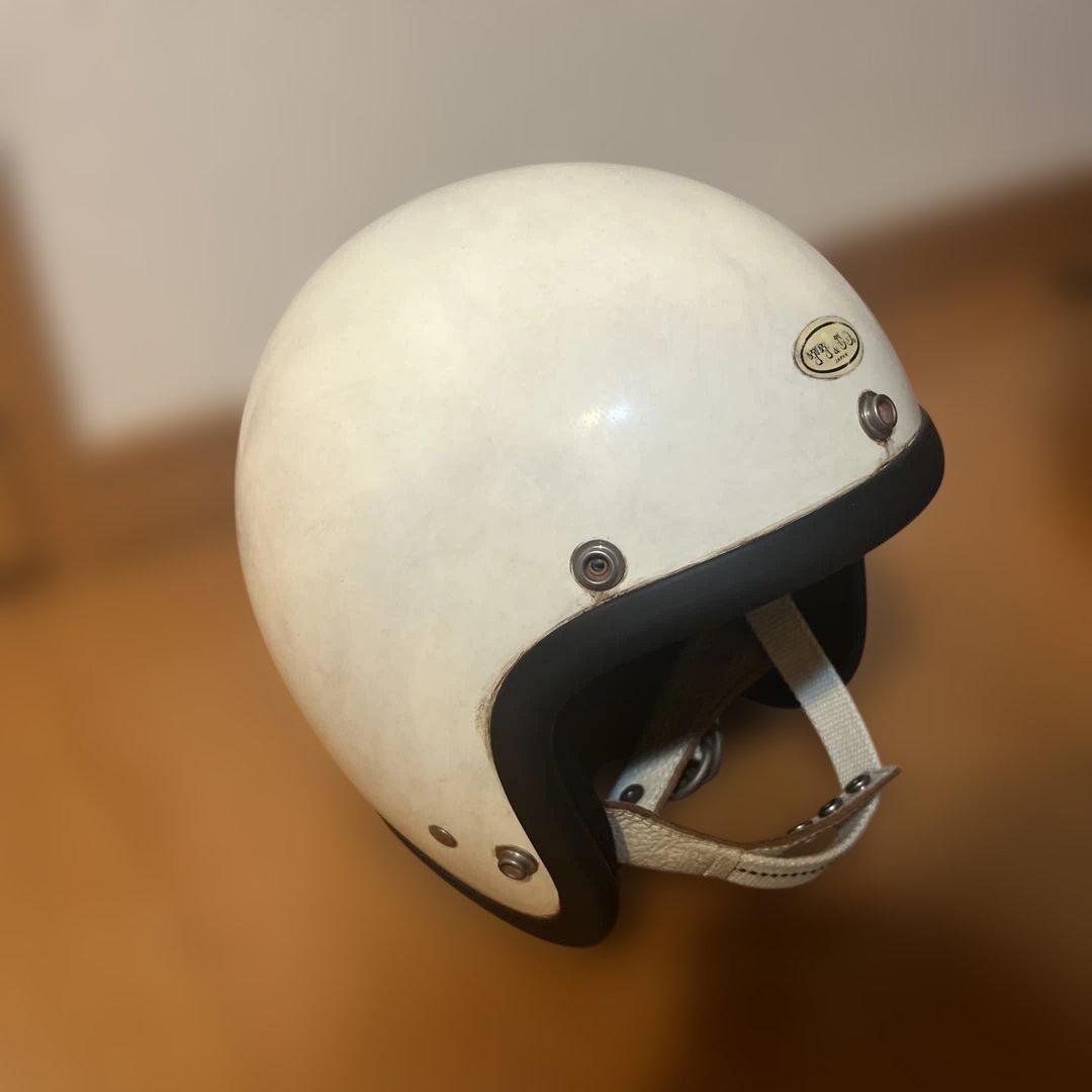 M.D. ホワイト ジェットヘルメット