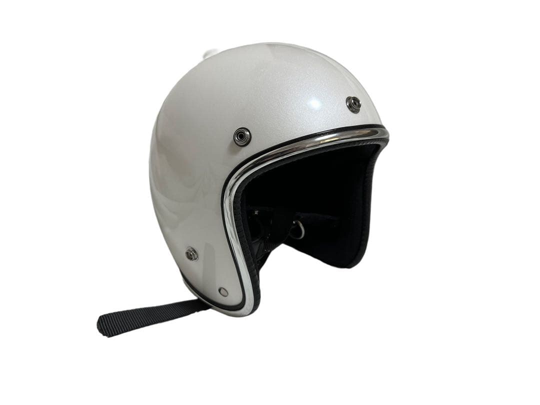 NoBudz GLITTER 3/4 HELMET (WHITE) Lサイズ