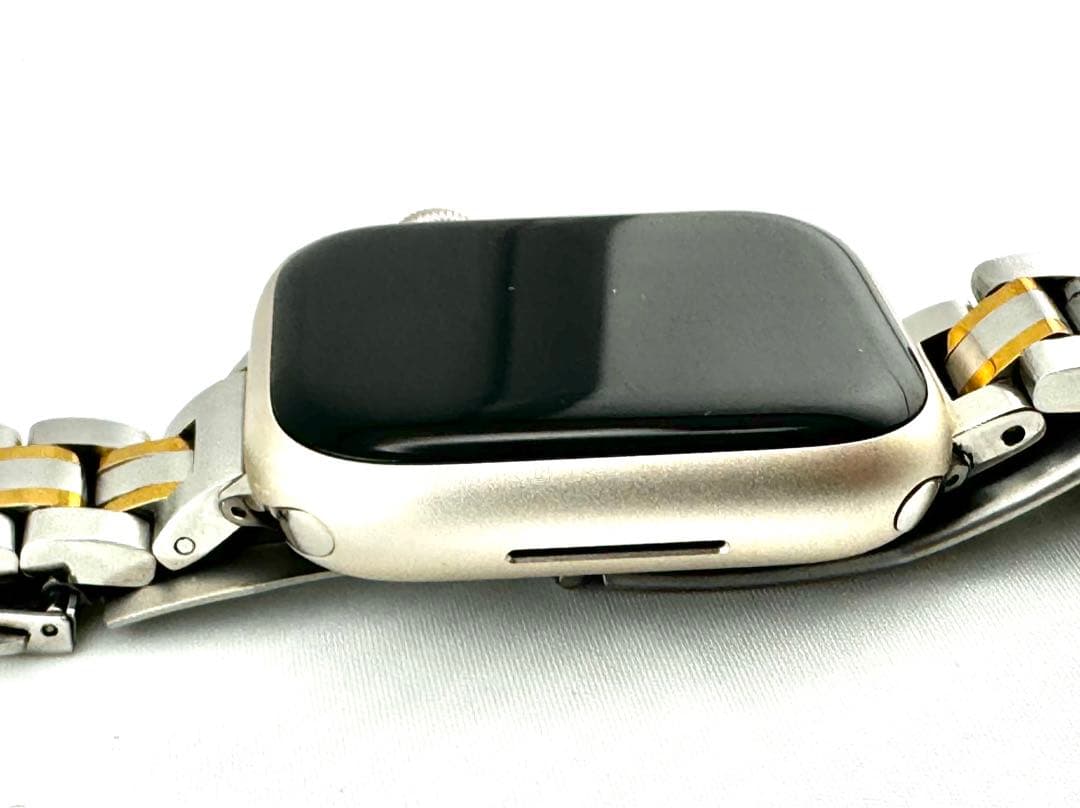 AppleWatch9 GPS 41mmスターライトアルミニウム スポーツバンド