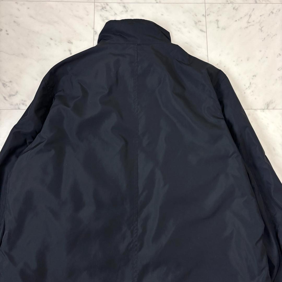 Aquascutum ダウンライナー付き M ロングコート 黒 ステンカラー