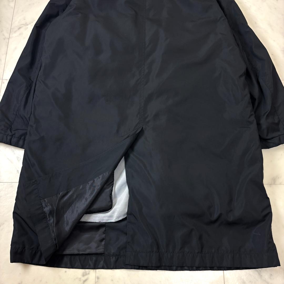 Aquascutum ダウンライナー付き M ロングコート 黒 ステンカラー