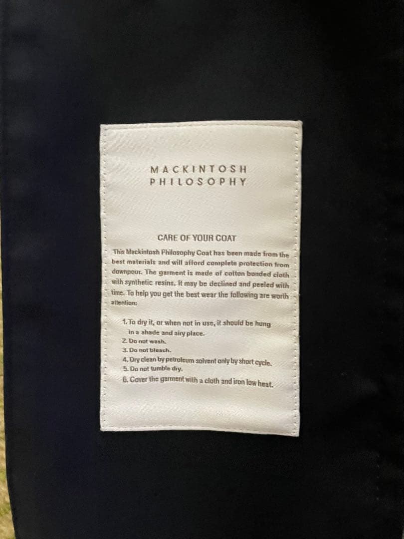 マッキントッシュフィロソフィーステンカラーコート　40サイズ