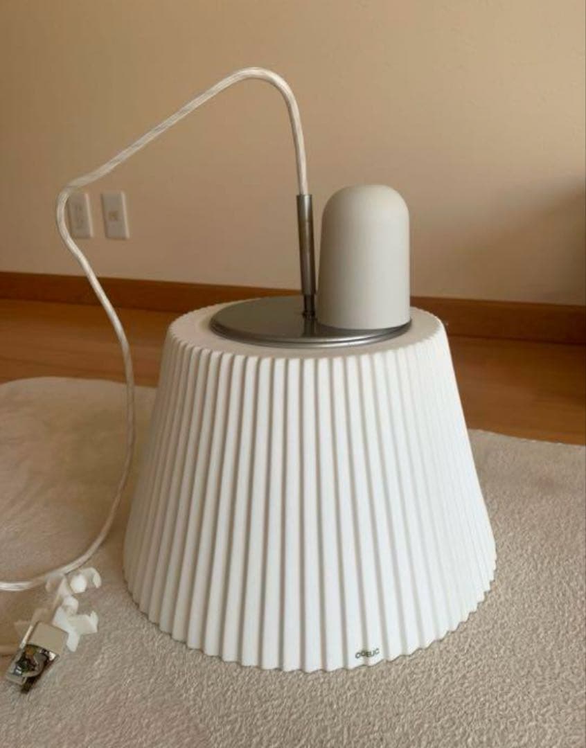 オーデリック　ペンダントライト白陶器ホワイト磁器