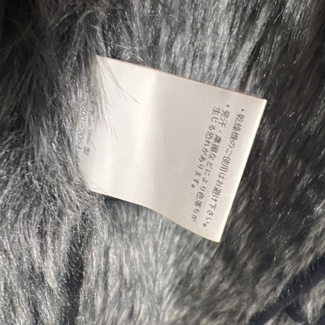 Y2K 20's MASSIMO マッシモ ブラック ファーライダースジャケット