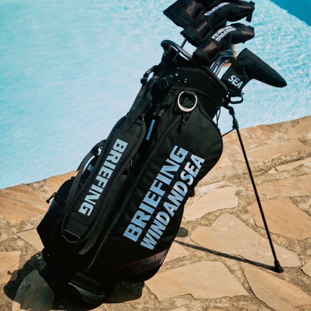 即完売BRIEFING WIND AND SEA コラボキャディバック(３点付)