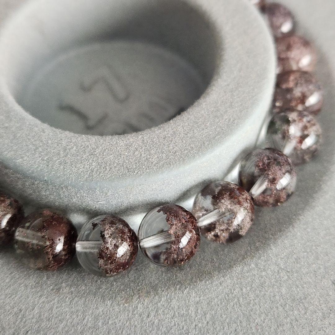 SA ピンク 庭園水晶 ブレスレット ガーデン クォーツ 卒業グレード 58a