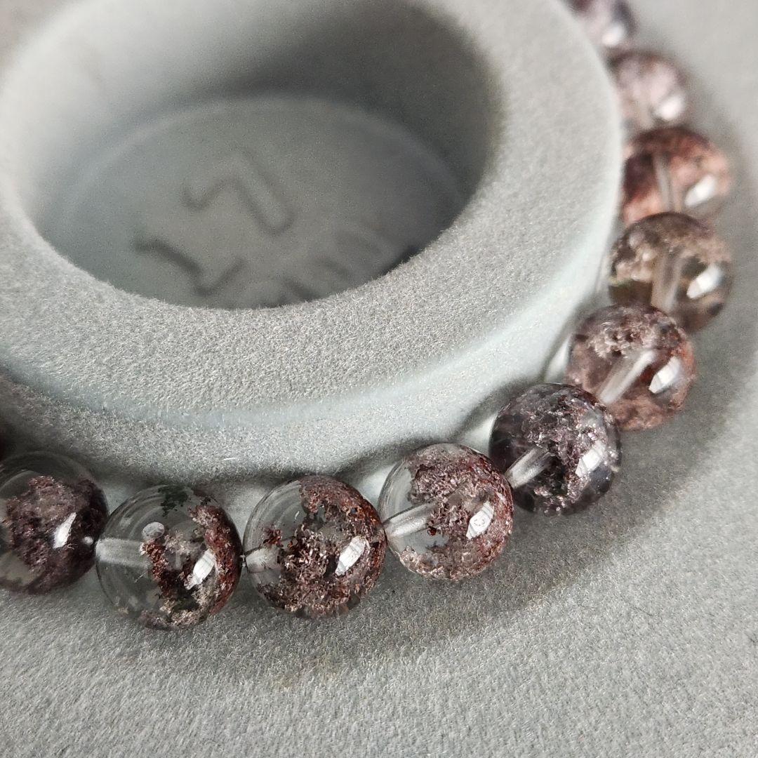 SA ピンク 庭園水晶 ブレスレット ガーデン クォーツ 卒業グレード 58a