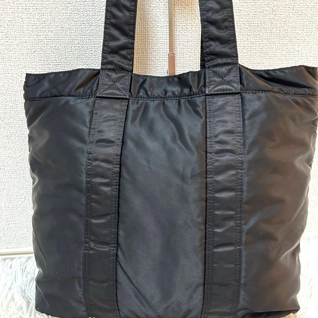 【美品✨人気/タンカー/A4】ポーター　トートバッグ　ビジネス　黒　通勤　肩掛可
