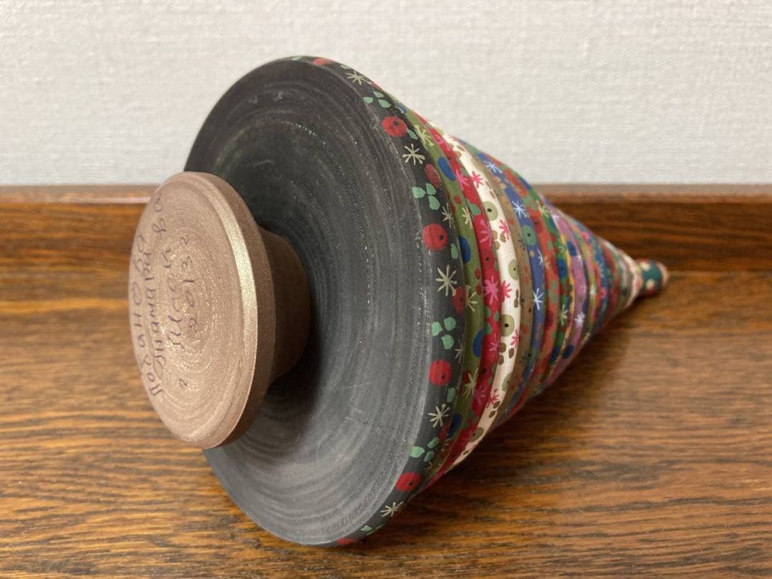 ロシア雑貨☆クリスマスツリー 木製 ヨールカ Ёлка タマラ作 マトリョーシカ