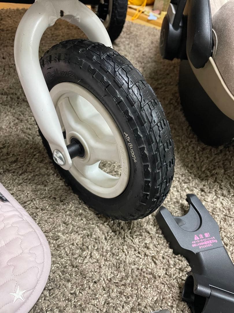 ①エアバギー マキシコシセット ベージュ ①と②を両方ご購入下さい！