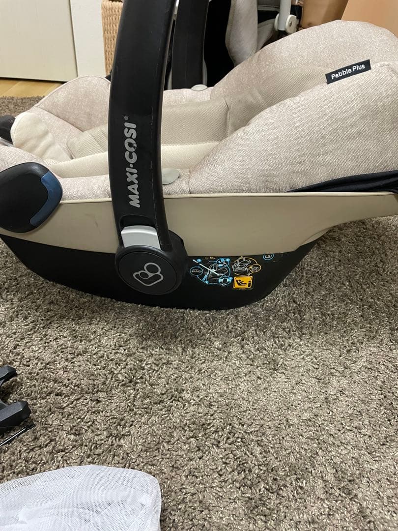 ①エアバギー マキシコシセット ベージュ ①と②を両方ご購入下さい！