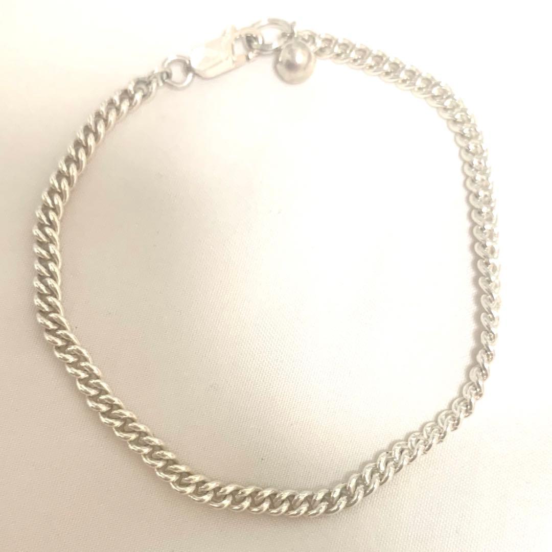 【20/80】STERLING SILVER CHAIN BRACELET