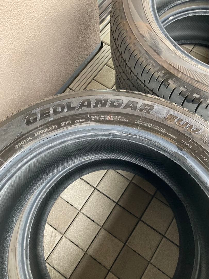 【2月末迄】GEOLANDAR SUV G055 225/55R18 タイヤ4本
