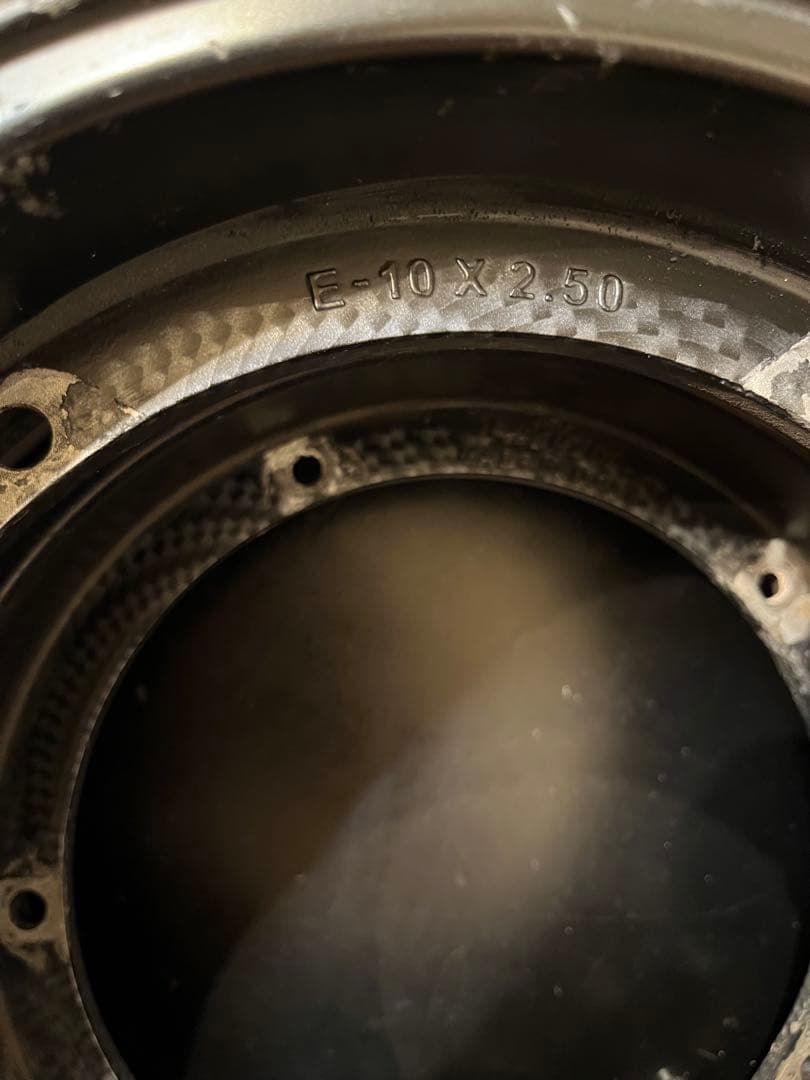 vespa px lmlスターデラックス用チューブレスアルミホイール2本セット