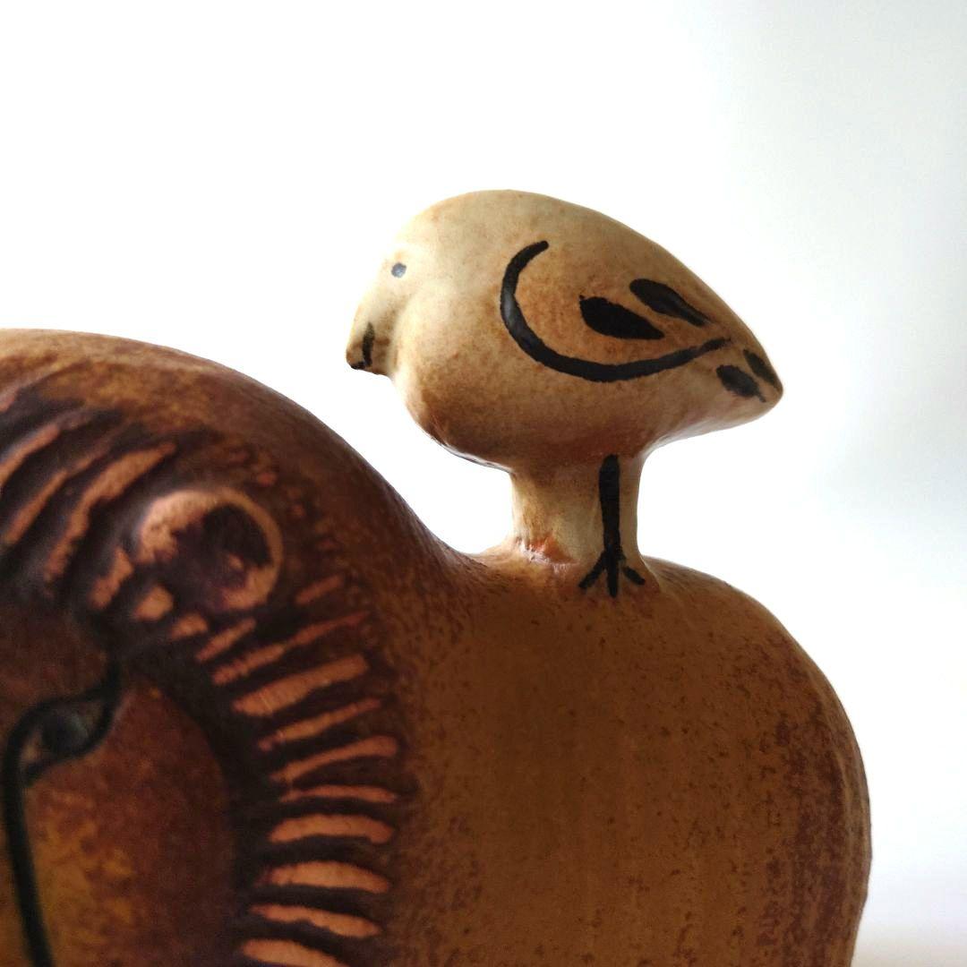 リサラーソン　ライオンと鳥　ライオンウィズバード　Lisa Larson