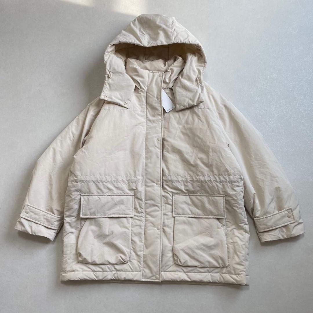 【新品・タグ付き】UNIQLO ハイブリッドダウンコート ナチュラル 3XL