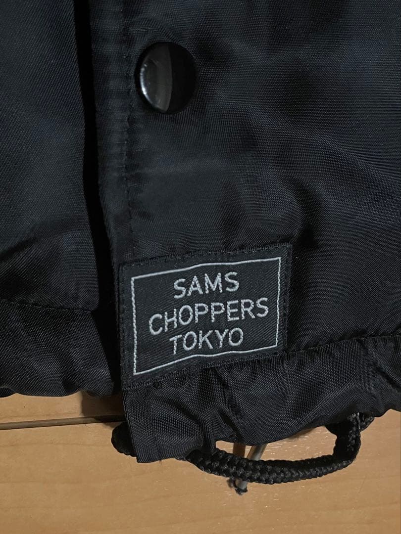 コーチジャケットSAMS MOTORCYCLE Mサイズ　BLACK