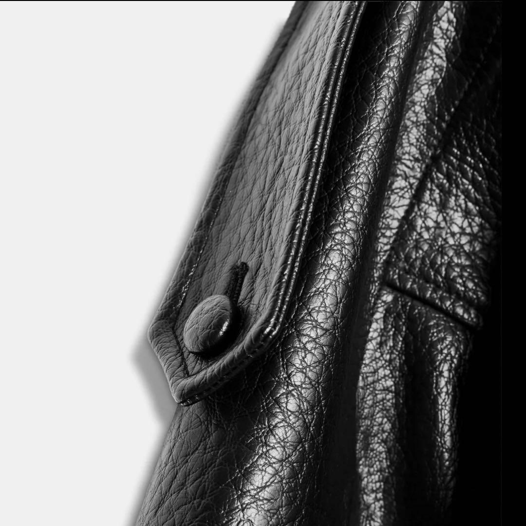 【ZARA】フェイクレザージャケット　M