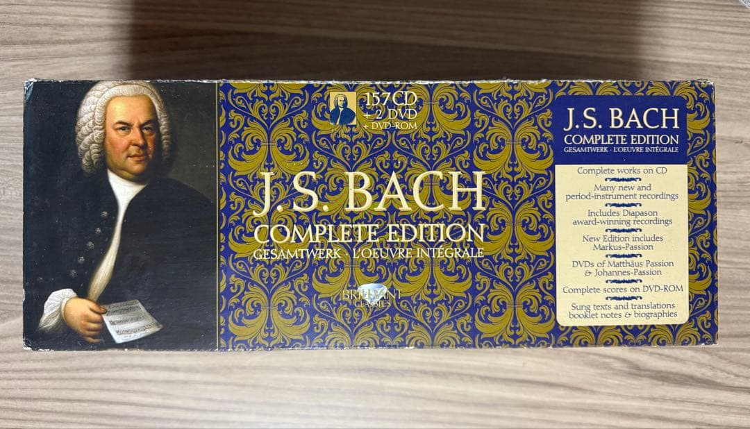 バッハ 全集 COMPLETE EDITION 137CD + 2DVD