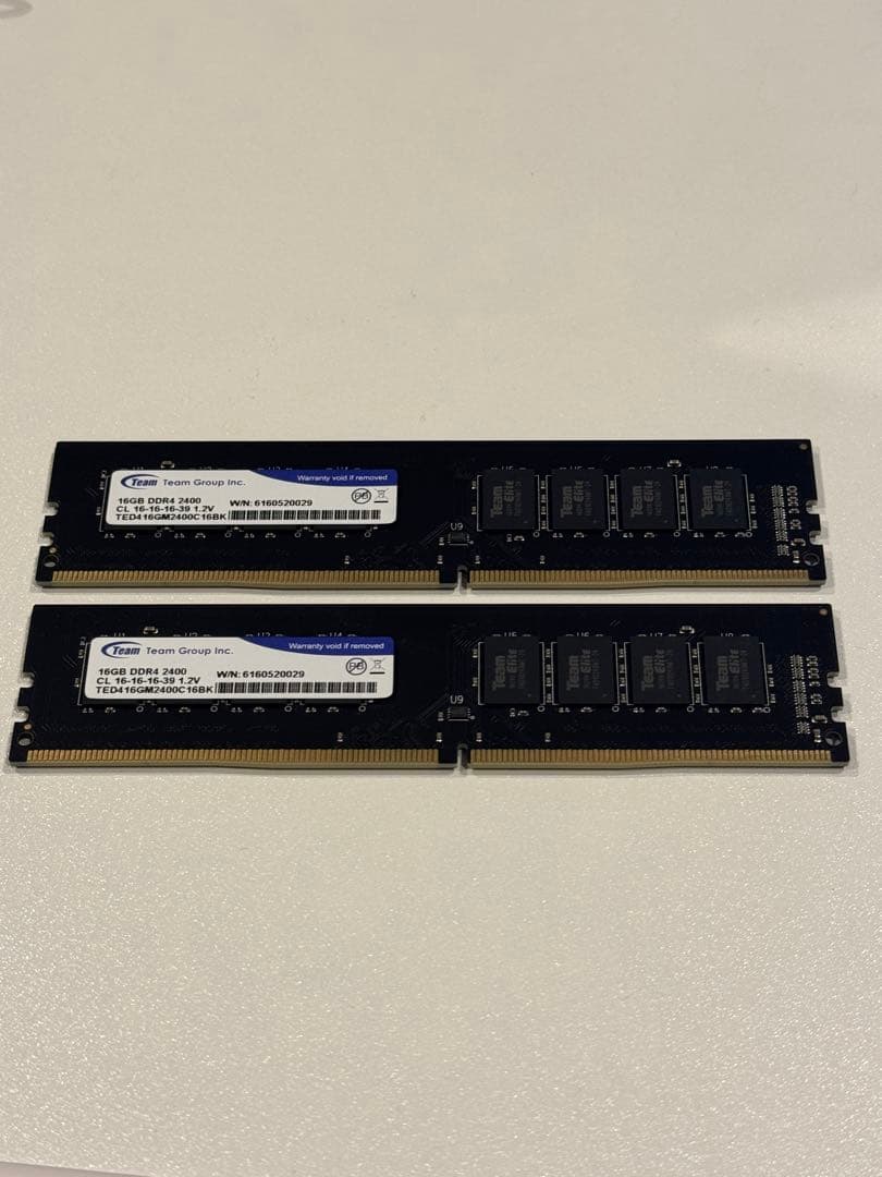 メモリー TeamGroup DDR4 2400MHz 32GB