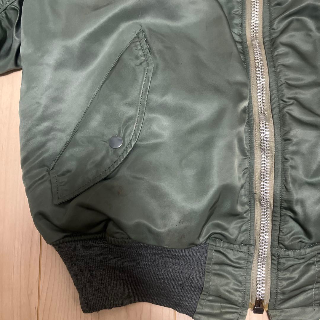 実物80年 MA-1 オリジナル ALPHA INDUSTRIES INC社製