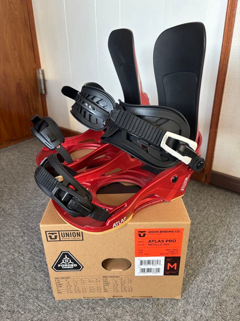 24/25 UNION ATRAS PRO メタリックレッドMサイズ