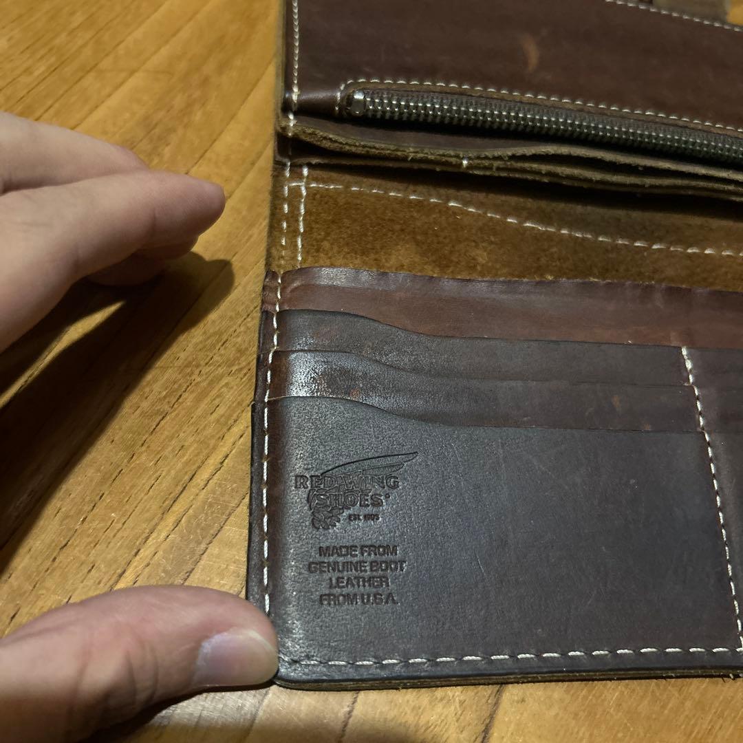 激レア　廃盤　RED WING 長財布　USAレザー　アメカジアメリカンバイカー