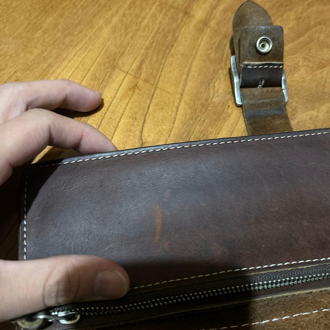 激レア　廃盤　RED WING 長財布　USAレザー　アメカジアメリカンバイカー