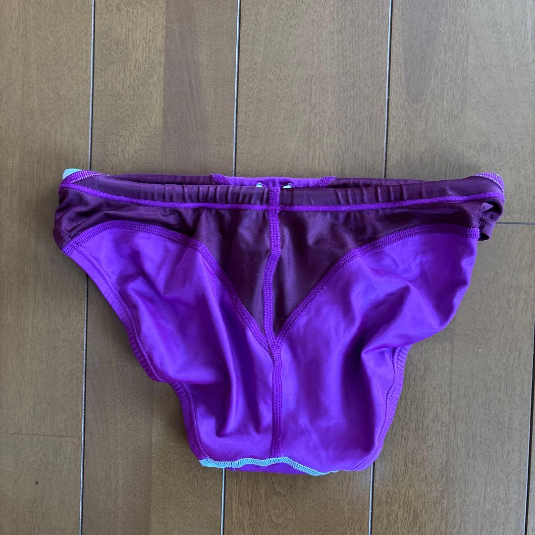 speedo 紫 メンズショートブーン L