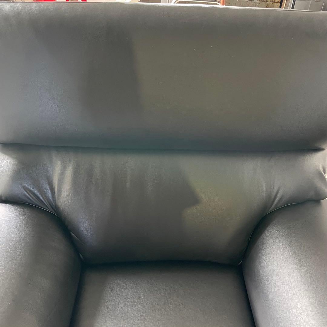 EAST WOOD イーストウッド 1人掛けソファ 回転チェア ブラック 黒