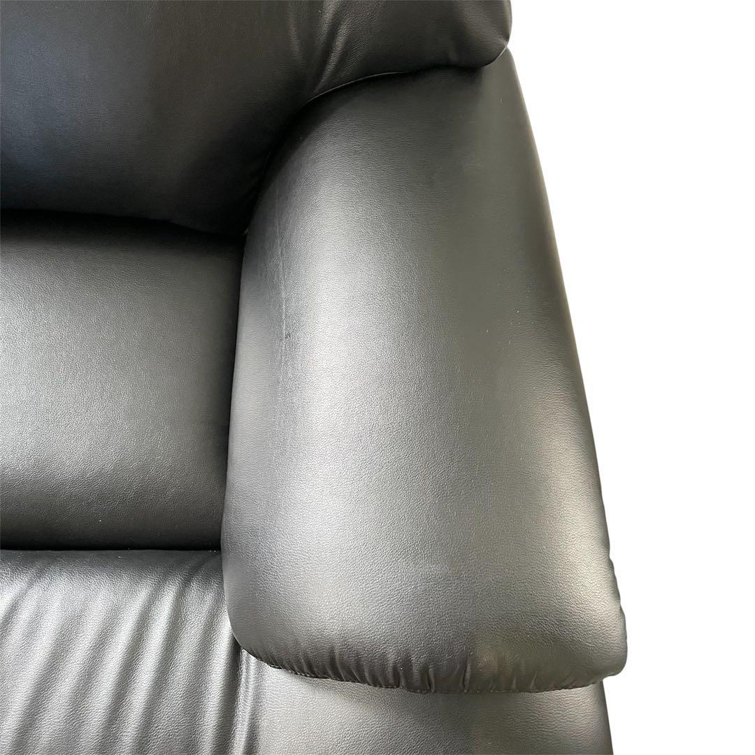 EAST WOOD イーストウッド 1人掛けソファ 回転チェア ブラック 黒