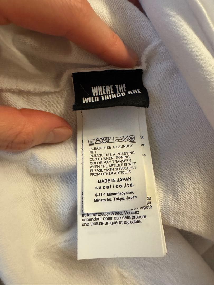 sacai WHERE THE WILD THINGS ARE Tシャツ 4