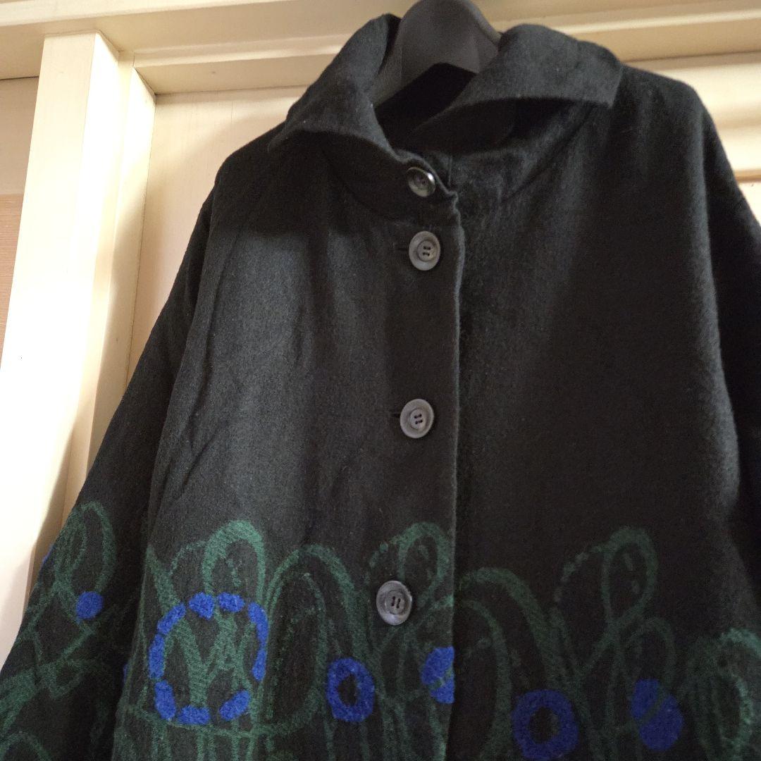 【まなみんさん専用】花柄刺繍ロングコート