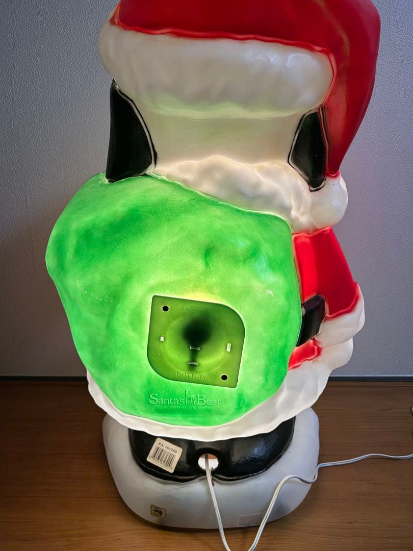 【ヴィンテージ】スヌーピーサンタ　ライト クリスマス