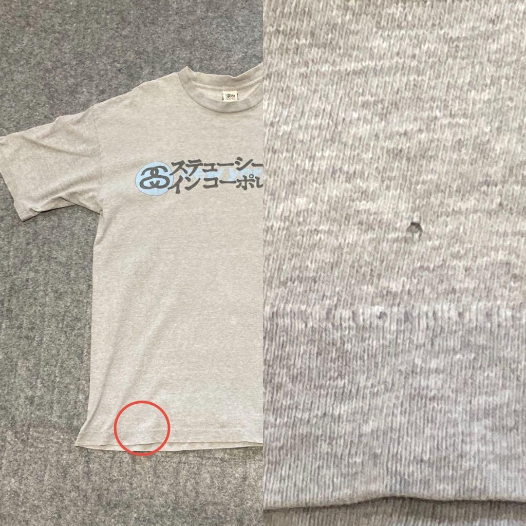 Old Stussy 白タグ　カタカナステューシー　Tシャツ Lサイズ