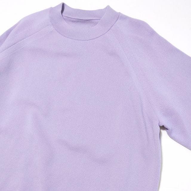 美品★SOEJU ソージュ★ミラノリブニットプルオーバー ラベンダー