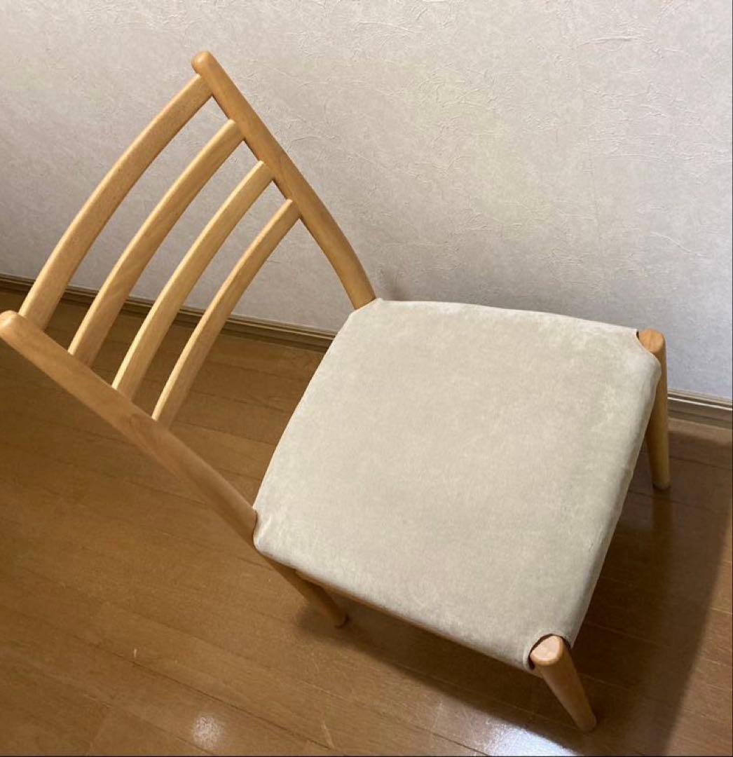 天然木　ベルメゾン　ダイニングチェア 一脚