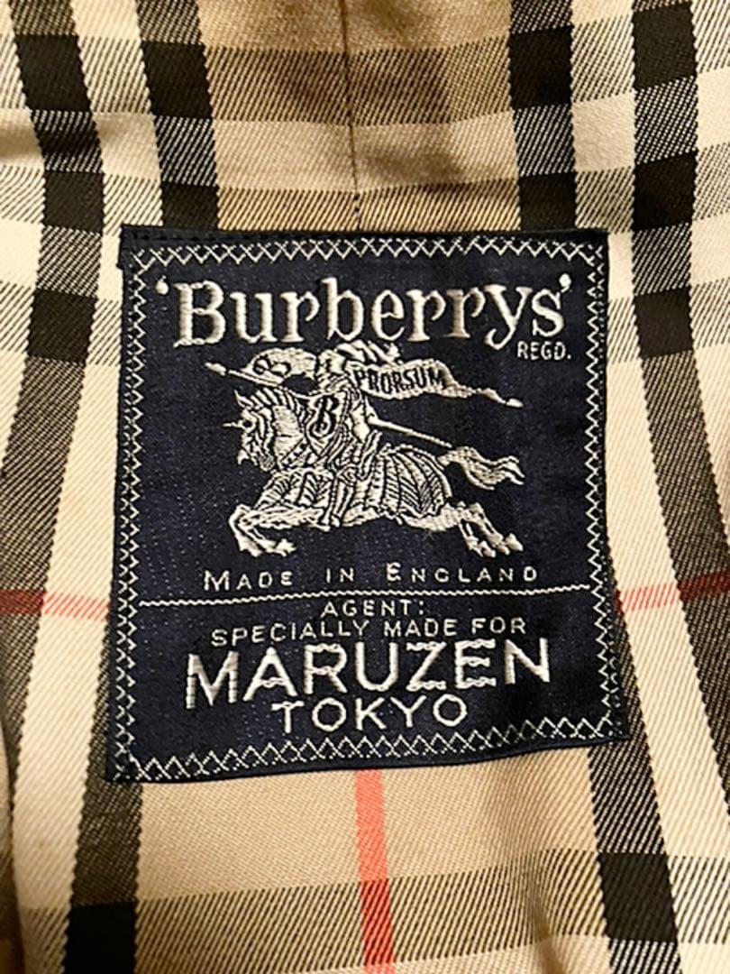 丸善バーバリーburberryステンカラー/バルマカーンmaruzen