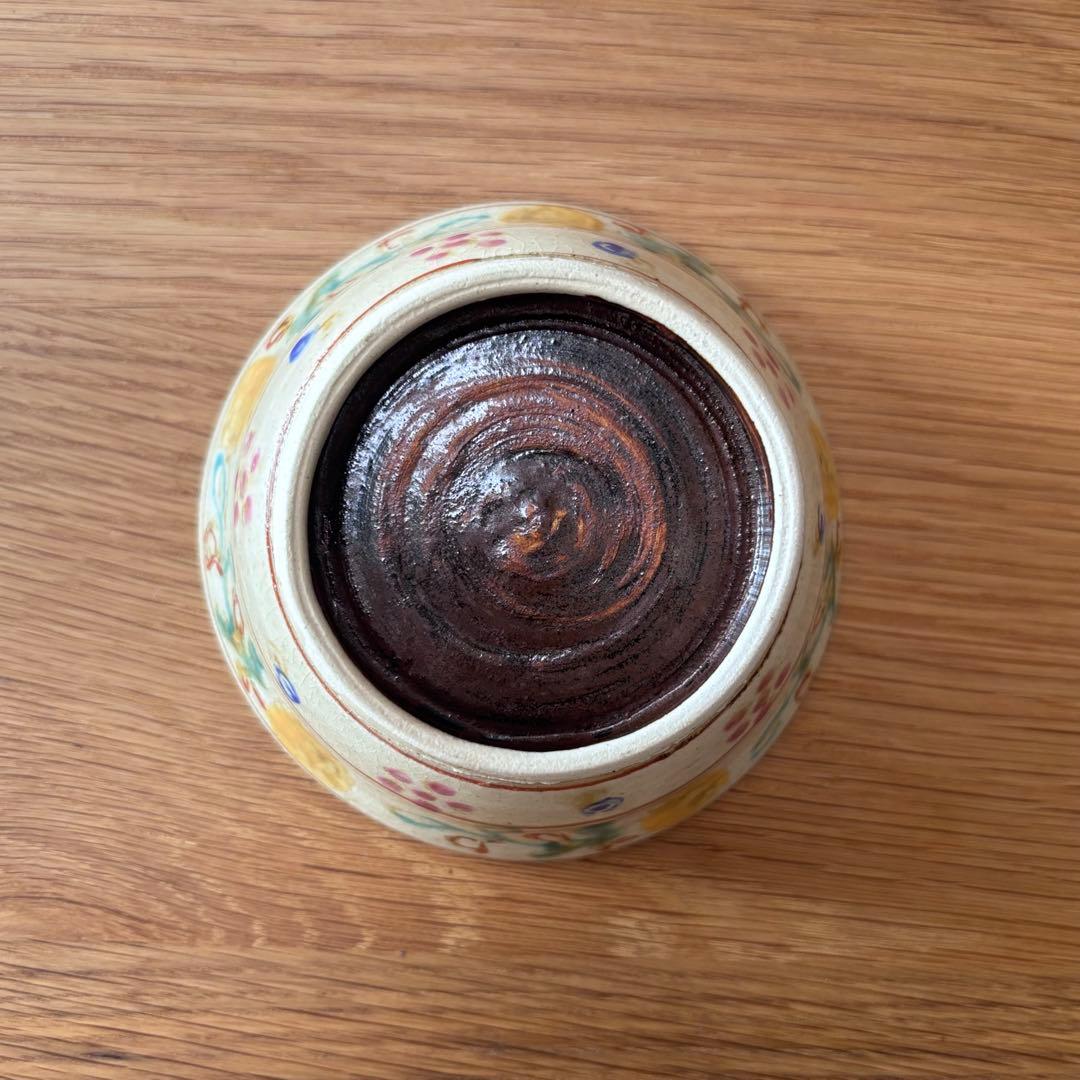 【未使用】伊藤聡信 色絵 飯碗 器 美品