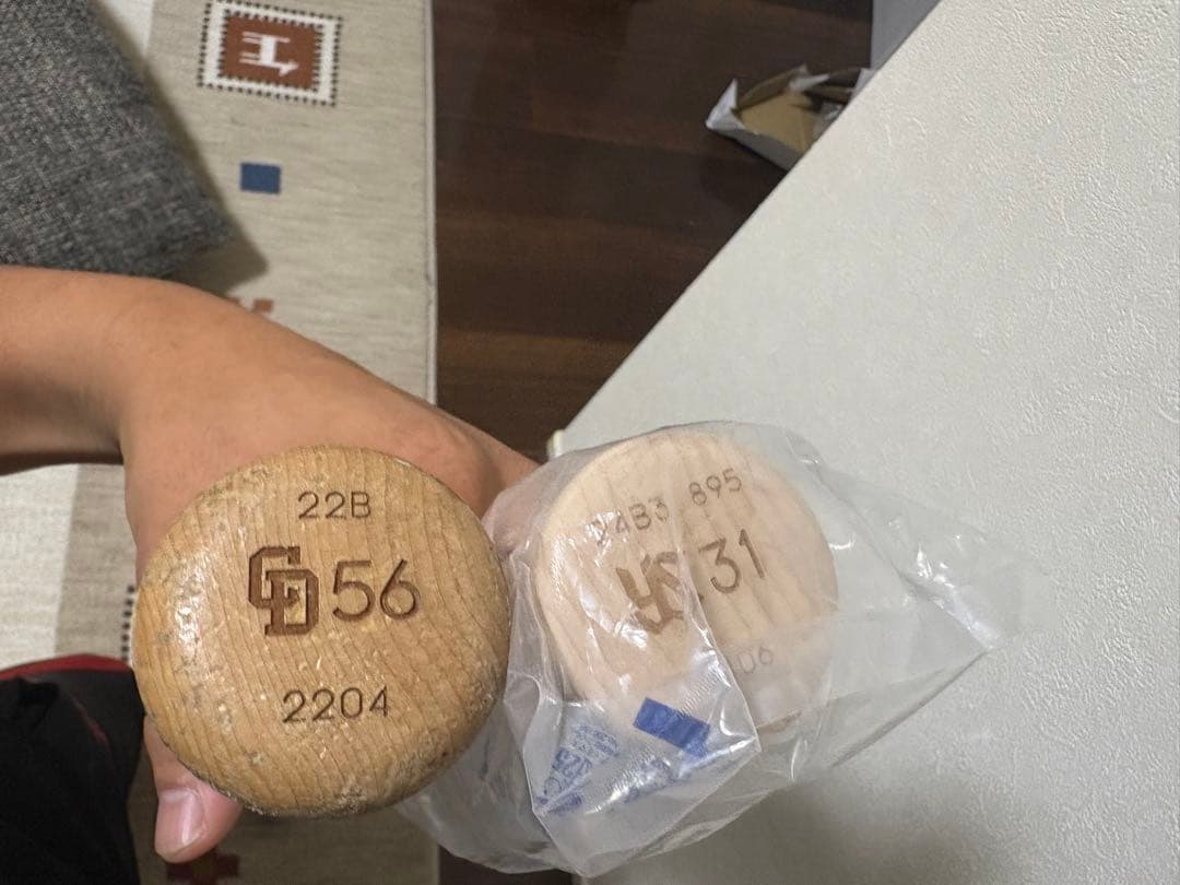 NPB硬式木製バット支給品