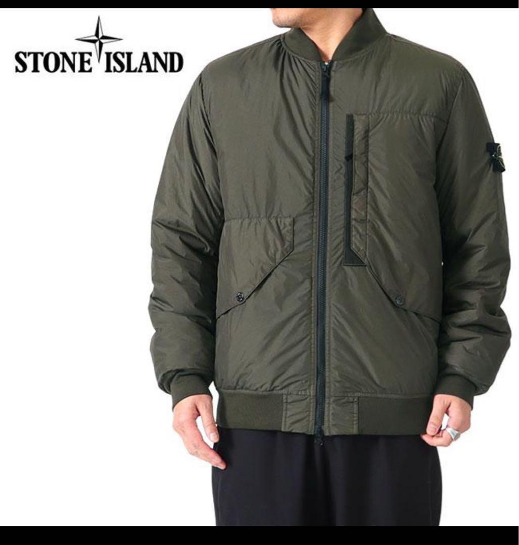 STONE  MA-1ジャケット オリーブ