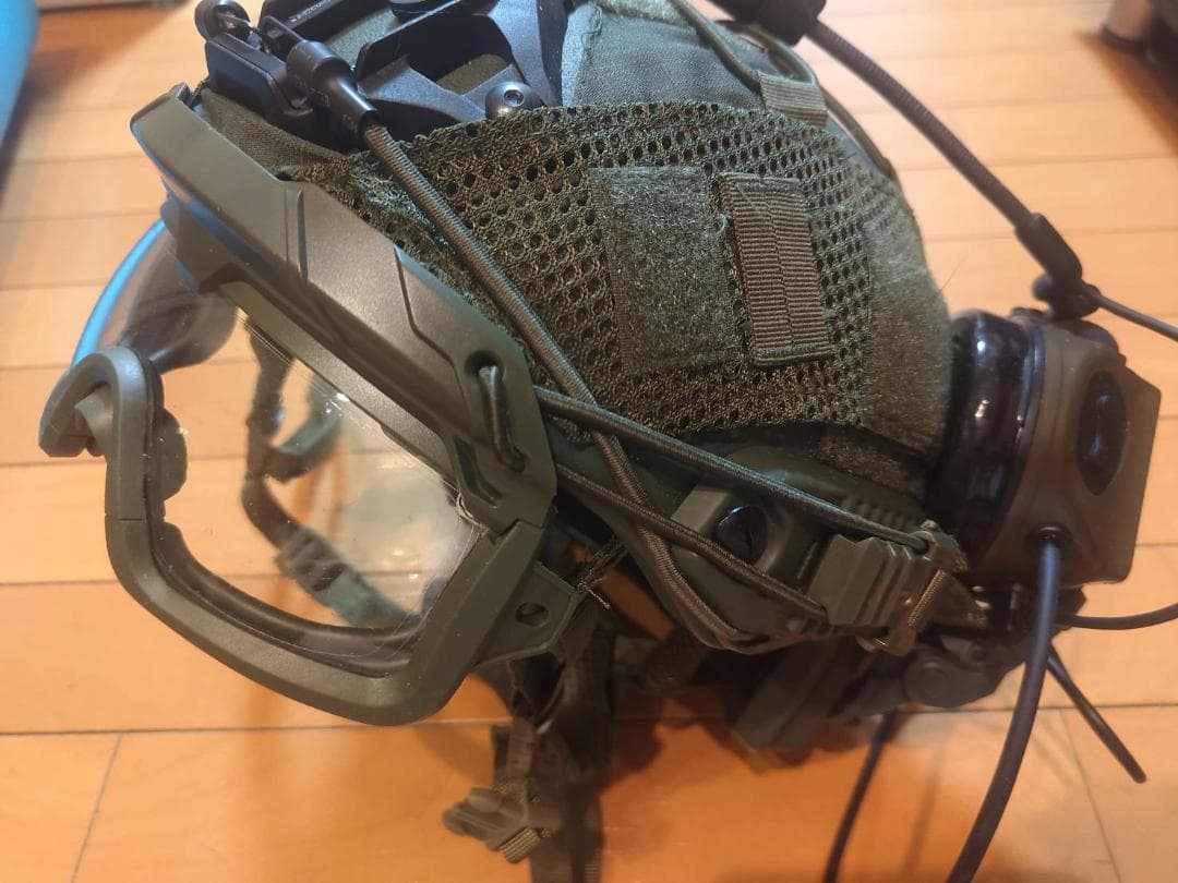 NIJ-Ⅲa(レベル3a) Ops-Coreタイプ防弾ヘルメット OD　Lサイズ