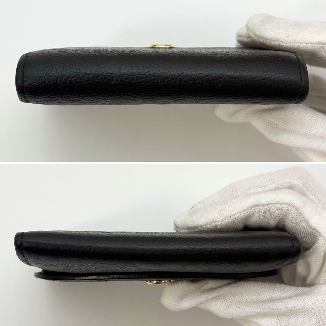 良品 IC内蔵 ルイヴィトン アンプラント ポルトモネ ロザリ 二つ折り財布 黒